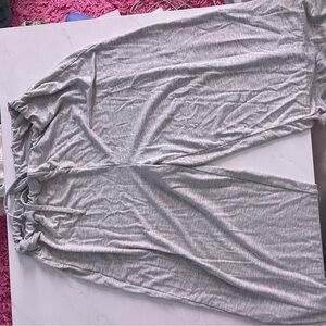 Skims Light Gray sweat pant. Super soft with elastic tie waist